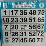 Bingo speelkaarten - losse boekjes - 25 vel per boekje, Vijf spelers of meer, Ophalen of Verzenden, Nieuw