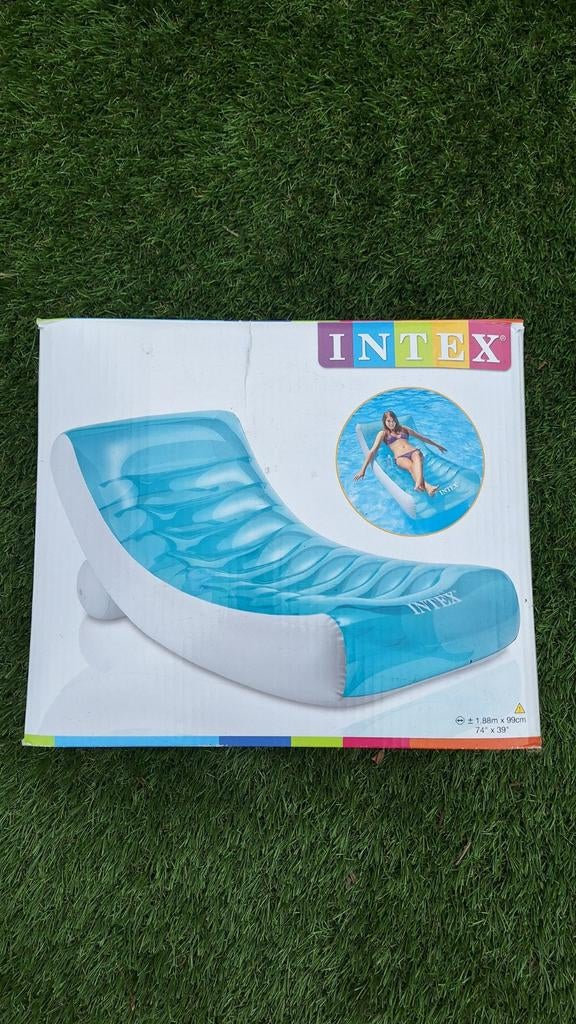 Intex opblaasbare loungestoel, Tuin en Terras, Gebruikt, Minder dan 80 cm, Overige typen, Ophalen of Verzenden