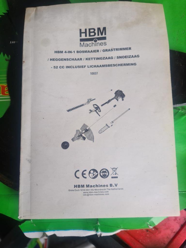HBM 4 in 1 Bosmaaier 49,9 CC tweetakt, Ophalen, Benzine, Gebruikt, 30 tot 50 cm