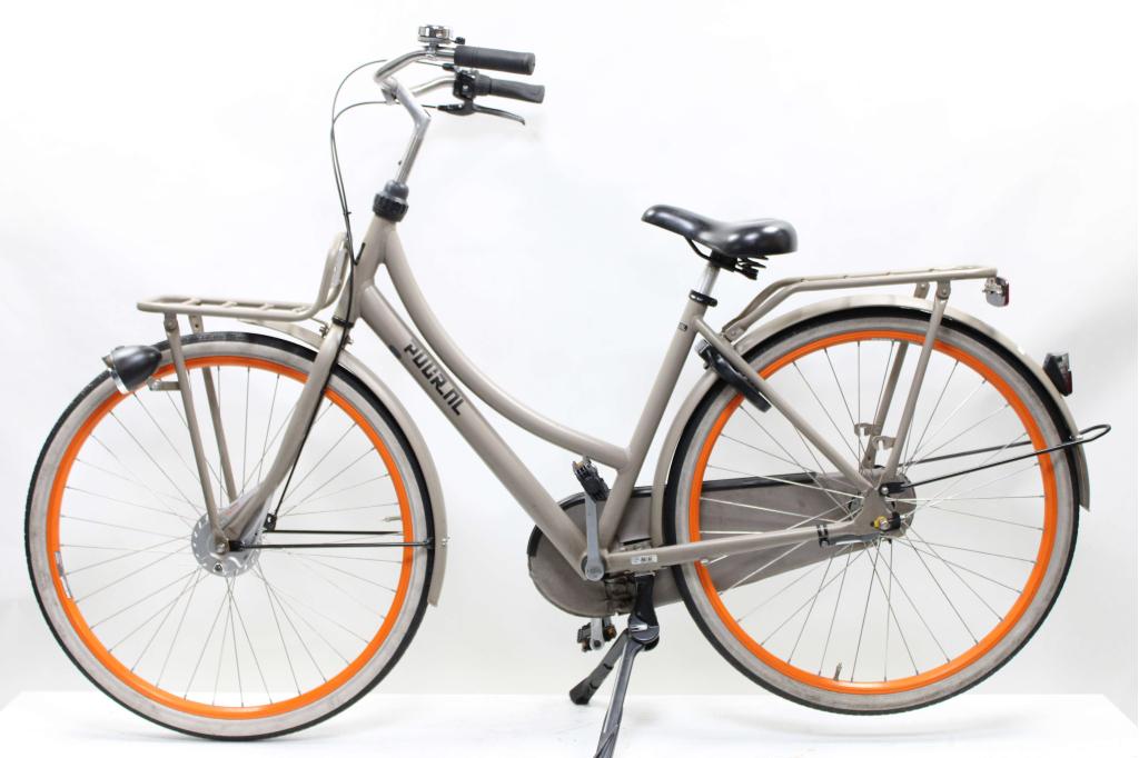 Refurbished Gazelle PUUR.NL 49cm - Transportfiets, Niet ingevuld, Gebruikt, 47 tot 50 cm, Versnellingen