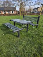 Tuinbank speeltuin zitplek, Ophalen, Gebruikt, Metaal