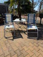 Dukdalf campingstoelen 2x en campingtafel, Ophalen, Gebruikt, Campingstoel