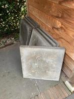 8 Grijze betontegels 60 x 60 x 6, Tuin en Terras, Tegels en Klinkers, Ophalen, Zo goed als nieuw, Minder dan 5 m², Beton