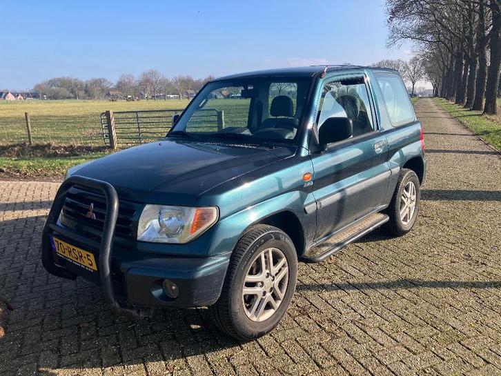 Mitsubishi Pajero Pinin 1.8 16V MPI 3DRS 2003 Groen, Auto's, Mitsubishi, Particulier, Pajero, 4x4, ABS, Airbags, Airconditioning