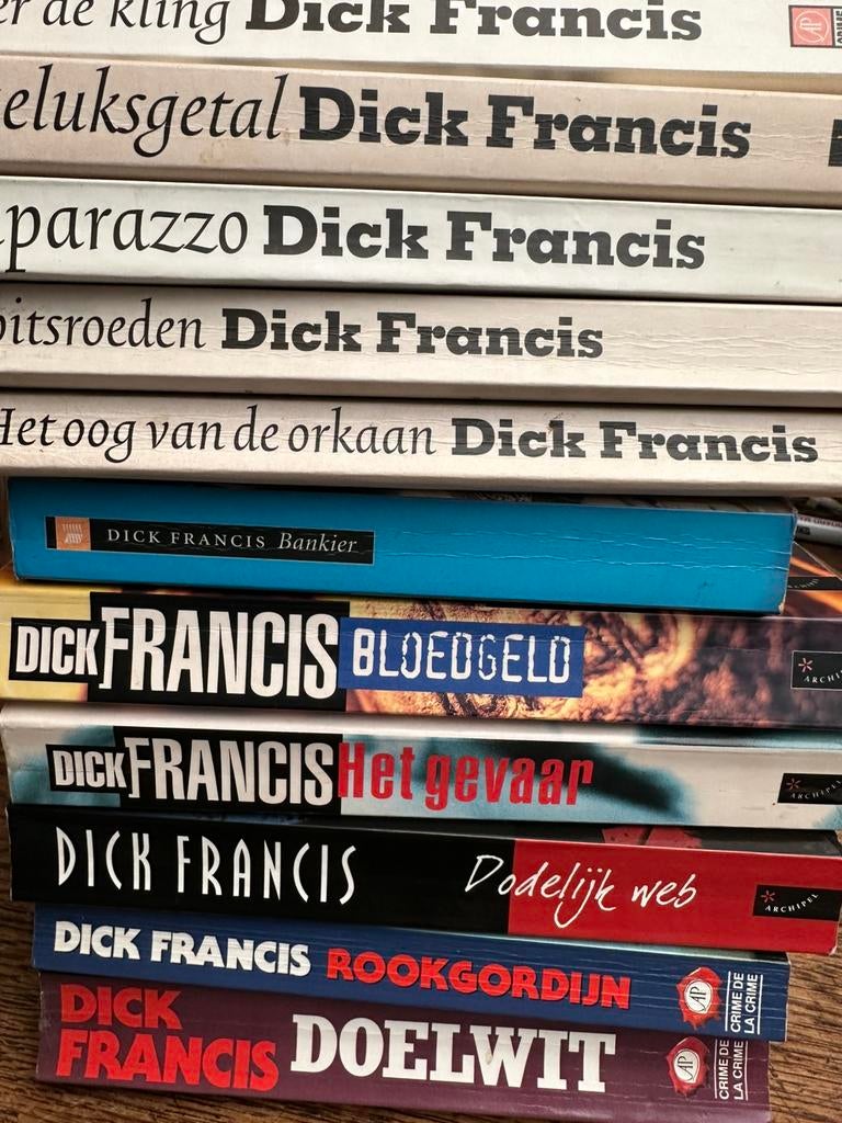Dick Francis: diverse titels, Boeken, Ophalen of Verzenden, Zo goed als nieuw