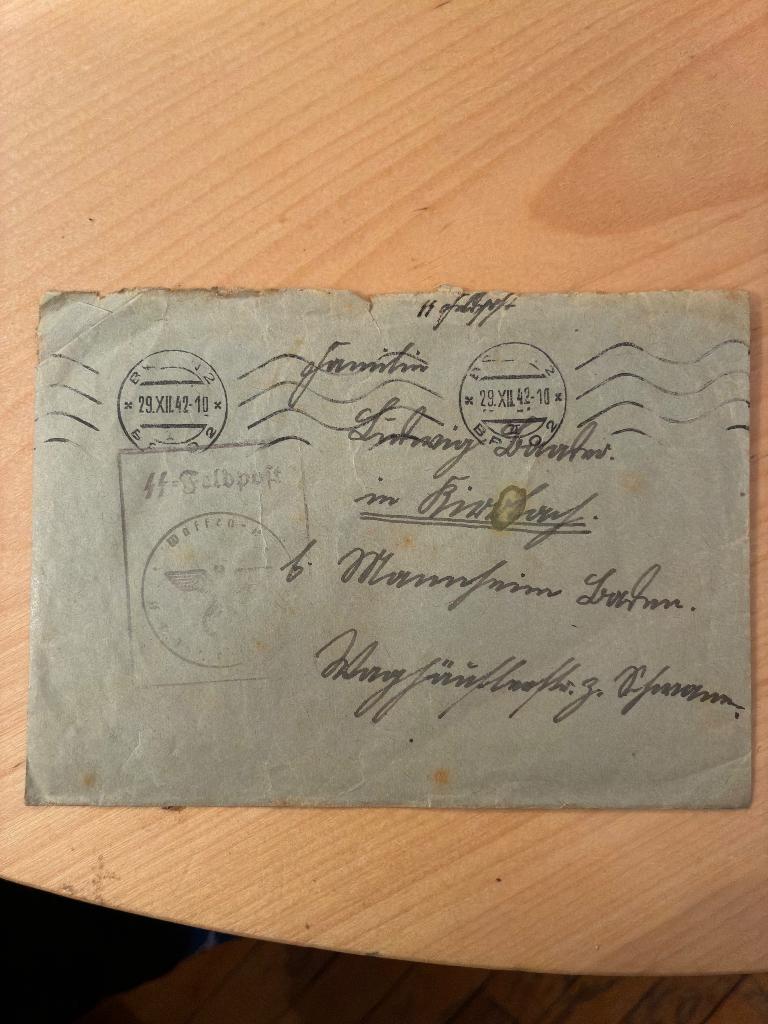 Postcard Wo2, Ophalen, Briefkaart
