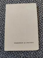 Tweeling Marieke en Jacoba te Amsterdam, Ophalen of Verzenden, Voor 1970, Geboortekaartje