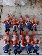 Oud oude chenille kerstman kerstmannetje kerst versiering, Diversen, Kerst, Ophalen of Verzenden