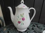 Koffiepot H & C met roze roosjes tak, Ophalen of Verzenden