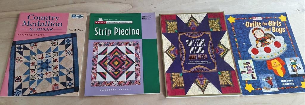 4 quiltboeken, Boeken, Hobby en Vrije tijd, Ophalen of Verzenden