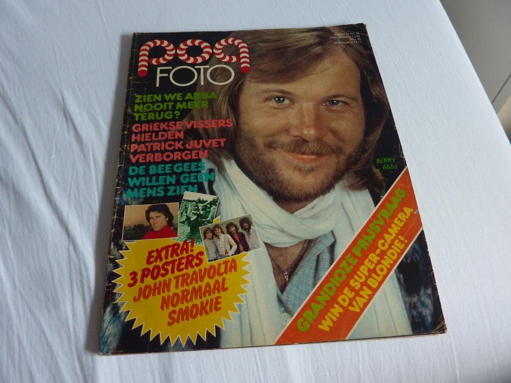POPFOTO 1978-ABBA-SMOKIE-PUSSYCAT-KATE BUSH-PATRICK JUVET, Verzamelen, Verzenden, 1960 tot 1980, Tijdschrift