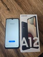 Samsung A12 mobiel met 3x beschermglas, Gebruikt, Zwart, Touchscreen, Ophalen of Verzenden