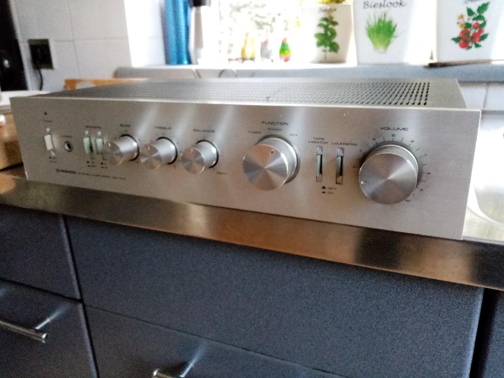 Klassieke goed klinkende Poineer SA-410 verterker LEZEN, Audio, Tv en Foto, Versterkers en Receivers, Ophalen, Gebruikt, Pioneer