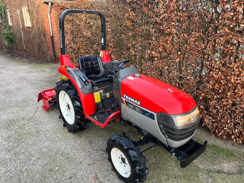 Yanmar minitractor AF16 4x4|Klepelmaaier|Frees|Keerkoppeling, Ophalen, Overige typen