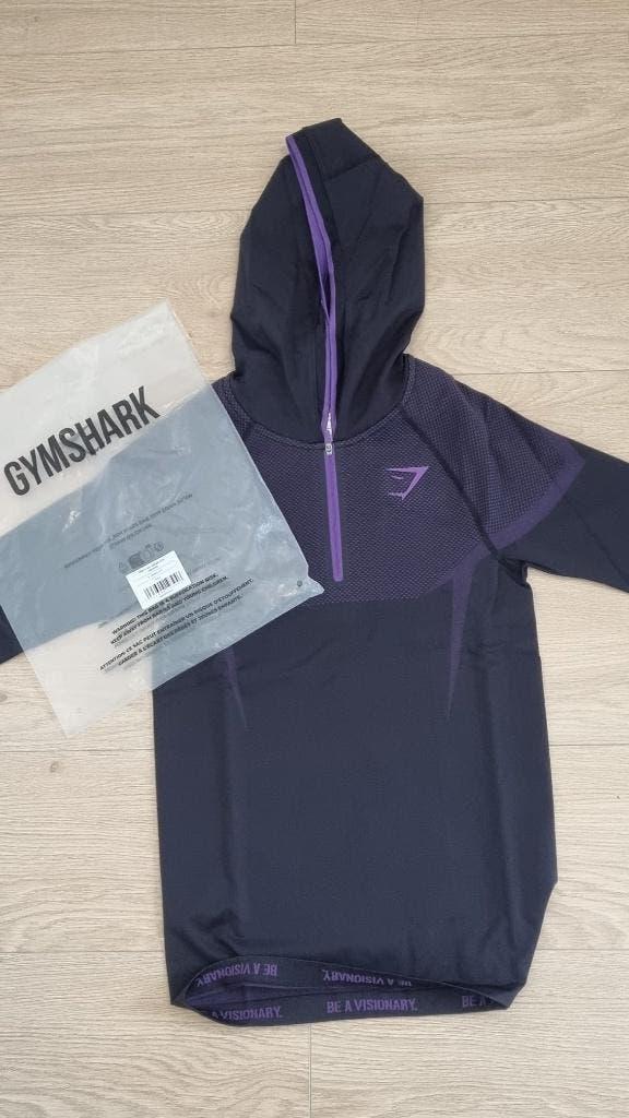 Onyx Gymshark v5 Hoodie paars S, Fitness, Gymshark, Paars, Nieuw