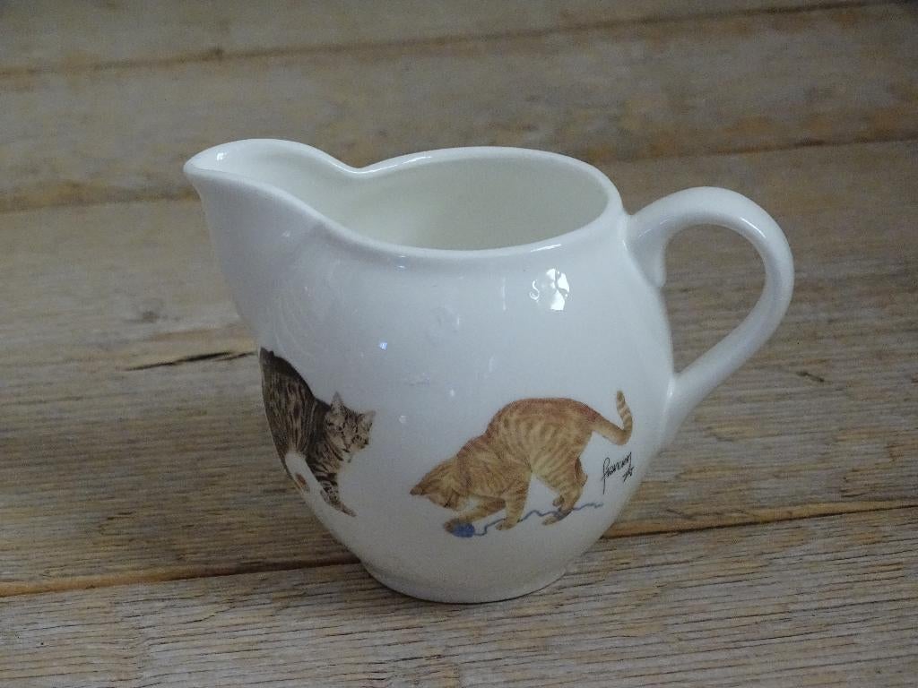 Servies, Francien KATTEN, zo goed als nieuw, Ophalen of Verzenden, Zo goed als nieuw, Overige stijlen, Kop(pen) en/of Schotel(s)