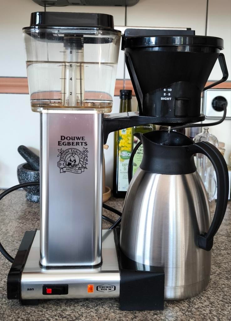 Douwe Egberts koffiezetapparaat met thermoskan, Ophalen of Verzenden, Gebruikt, Koffiemachine