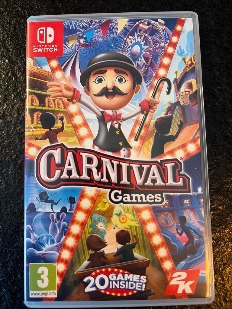 Carnival Games - Nintendo Switch (20 games in 1!), Gebruikt, Overige genres, Eén computer, Ophalen of Verzenden