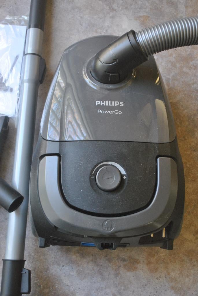 Stofzuiger, Philips PowerGO, Stofzak, Gebruikt, Stofzuiger, Ophalen of Verzenden