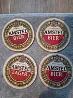4 verschillende Amstel bierviltjes, Ophalen of Verzenden