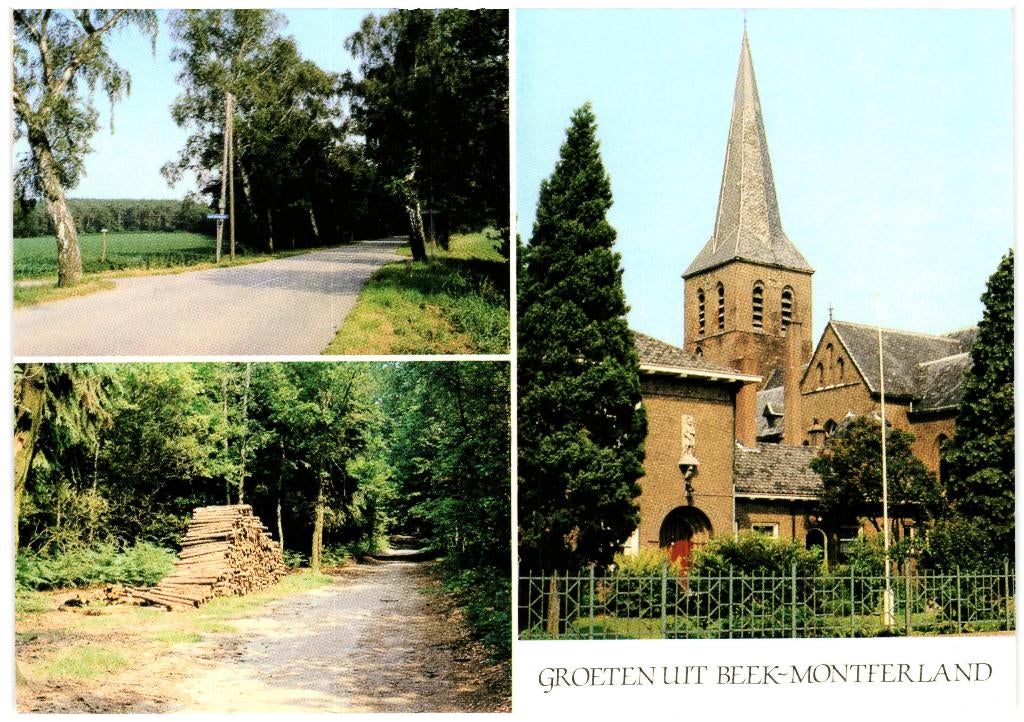 801311 Beek Montferland Gld 884 Gelopen met postzegel