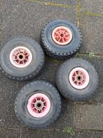 Een set van vier gebruikt bolderkar banden met velgen., Ophalen, Overige merken