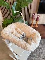 Teddy Ecru hoes let dikke vulling voor Newborn stokke, Ophalen of Verzenden, Nieuw, Meegroeistoel, Stoelverkleiner