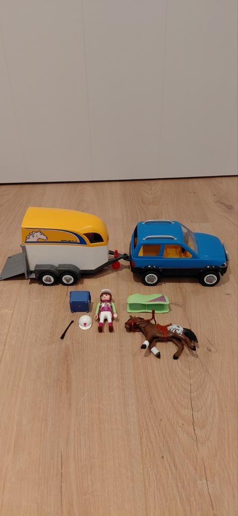 Playmobil country paardentrailer 5223, Ophalen of Verzenden, Zo goed als nieuw, Complete set