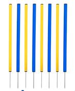 Honden agility slalom set nieuw - 8 palen a 65 cm, Dieren en Toebehoren, Ophalen of Verzenden, Nieuw
