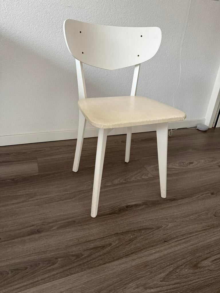 Stoelen 2 stuks GRATIS OPHALEN !, Ophalen, Gebruikt, Wit