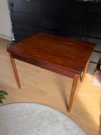 Uitschuifbare vintage tafel, Ophalen, 50 tot 100 cm, Zo goed als nieuw, 150 tot 200 cm