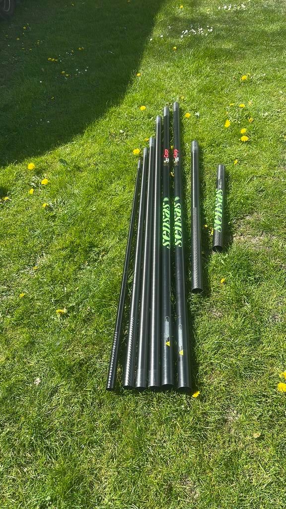 Sensas 95 xl carp pack, Watersport en Boten, Hengelsport | Witvissen, Ophalen of Verzenden, Zo goed als nieuw, Vaste hengel