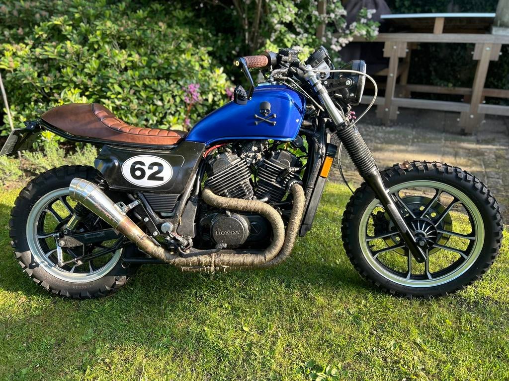 Honda scrambler obv VT500 - LOOPT NIET, Ophalen, Gebruikt