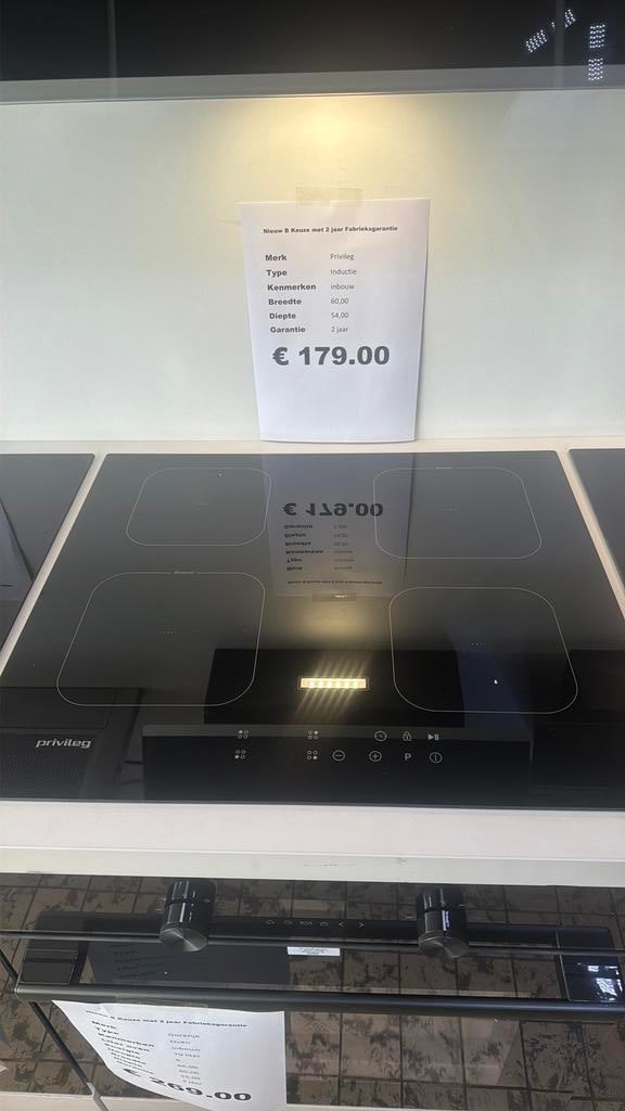 Inductie inbouw kookplaat nieuw, Ophalen, Aeg, Nieuw, 4 kookzones