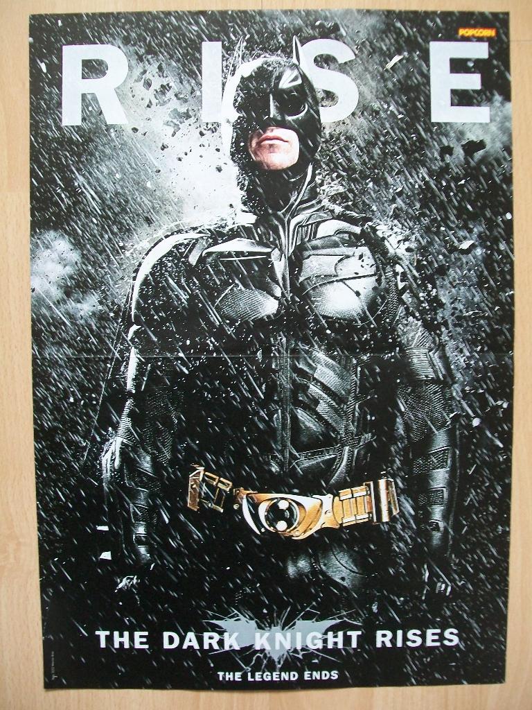 Poster The Dark Knight Rises / FC Bayern München uit Popcorn, Ophalen of Verzenden, Nieuw, A1 t/m A3, Film en Tv