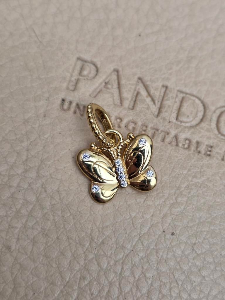 Pandora shine vlindertje, Ophalen of Verzenden, Nieuw, Zilver, Pandora