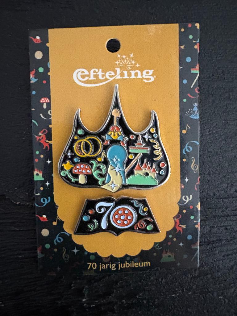 Efteling pin 70 jaar, Ophalen, Nieuw, Overige onderwerpen, Speldje of Pin
