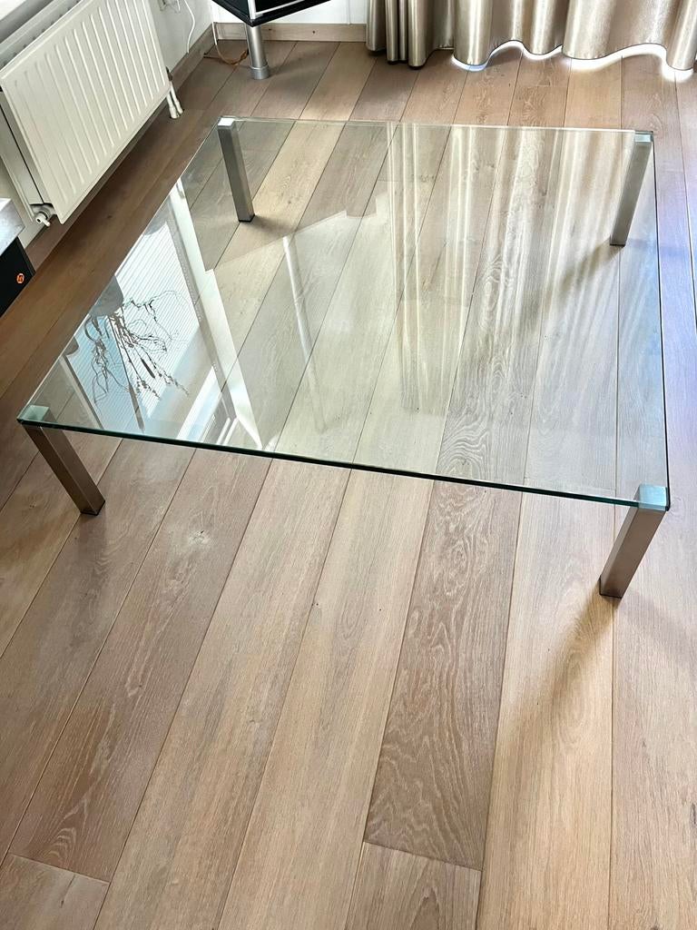 Salontafel, merk Helderr, 110x110x30 cm, in zeer goede staat, Huis en Inrichting, Tafels | Salontafels, Ophalen of Verzenden, Zo goed als nieuw