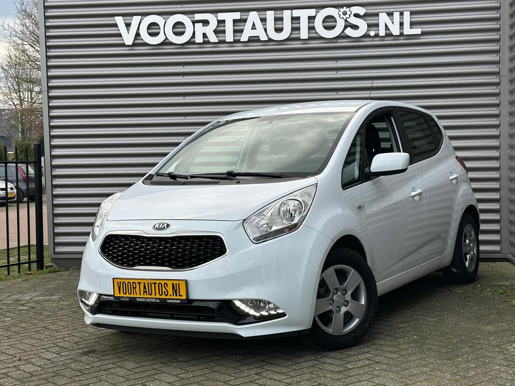 Kia Venga 1.6 CVVT Dynamic PLusLine AUTOMAAT | NAVI | CAMERA, Auto's, 15 km/l, Gebruikt, 4 cilinders, Leder en Stof