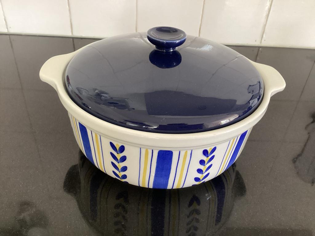 Handgemaakte Ovenschaal Royal Maastricht Cielo Puntgaaf, Antiek en Kunst, Ophalen