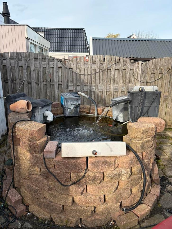 Mooie visvijver, Tuin en Terras, Waterpartijen en Fonteinen, Gebruikt, Overige typen, Kunststof, Ophalen