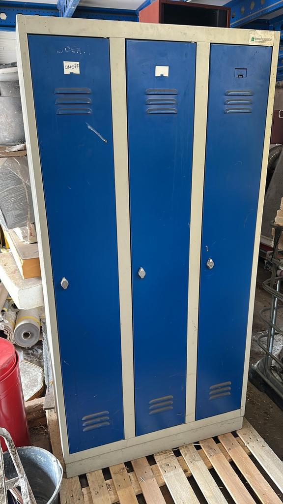 2x 3-deurs lockerkasten, Huis en Inrichting, Kasten | Lockerkasten, Ophalen, Zo goed als nieuw