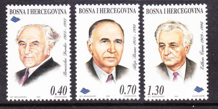 Bosnie Herzogowina 1998 pf mi 129 - 131, Postzegels en Munten, Postzegels | Europa | Overig, Postfris, Overige landen, Verzenden