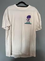 Wit T-shirt met "Disco Broccoli" print, Ophalen of Verzenden, Gedragen, Overige maten, Wit