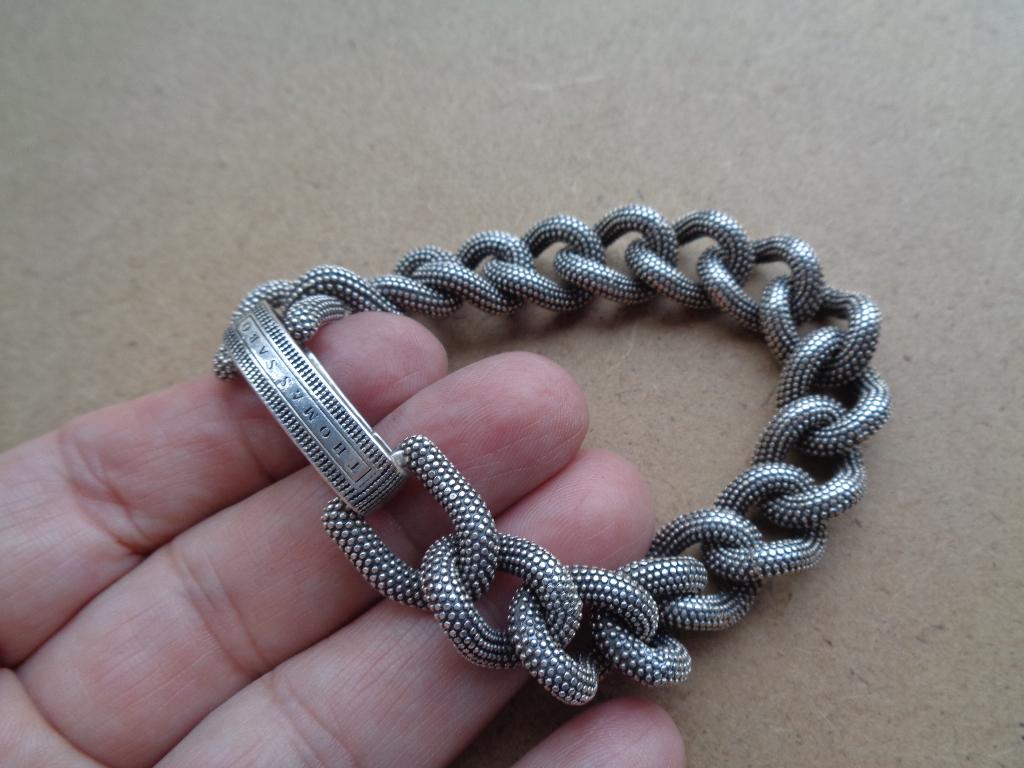 zilveren zware armband Thomas Sabo [829], Sieraden, Tassen en Uiterlijk, Armbanden, Verzenden, Zo goed als nieuw, Zilver, Zilver