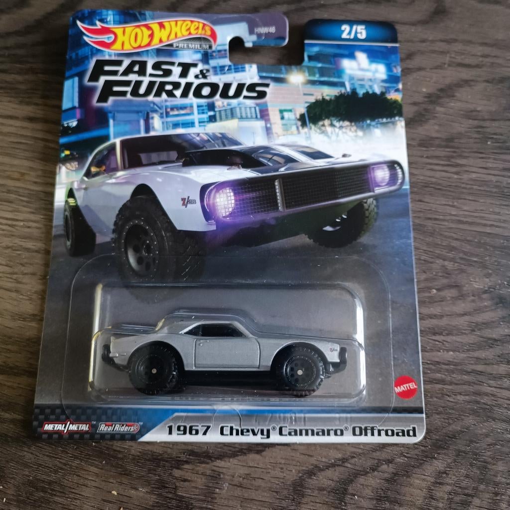 Hot Wheels Fast & Furious Off-Road 67 Chevy Camaro Off-Road, Ophalen of Verzenden, Nieuw, Auto