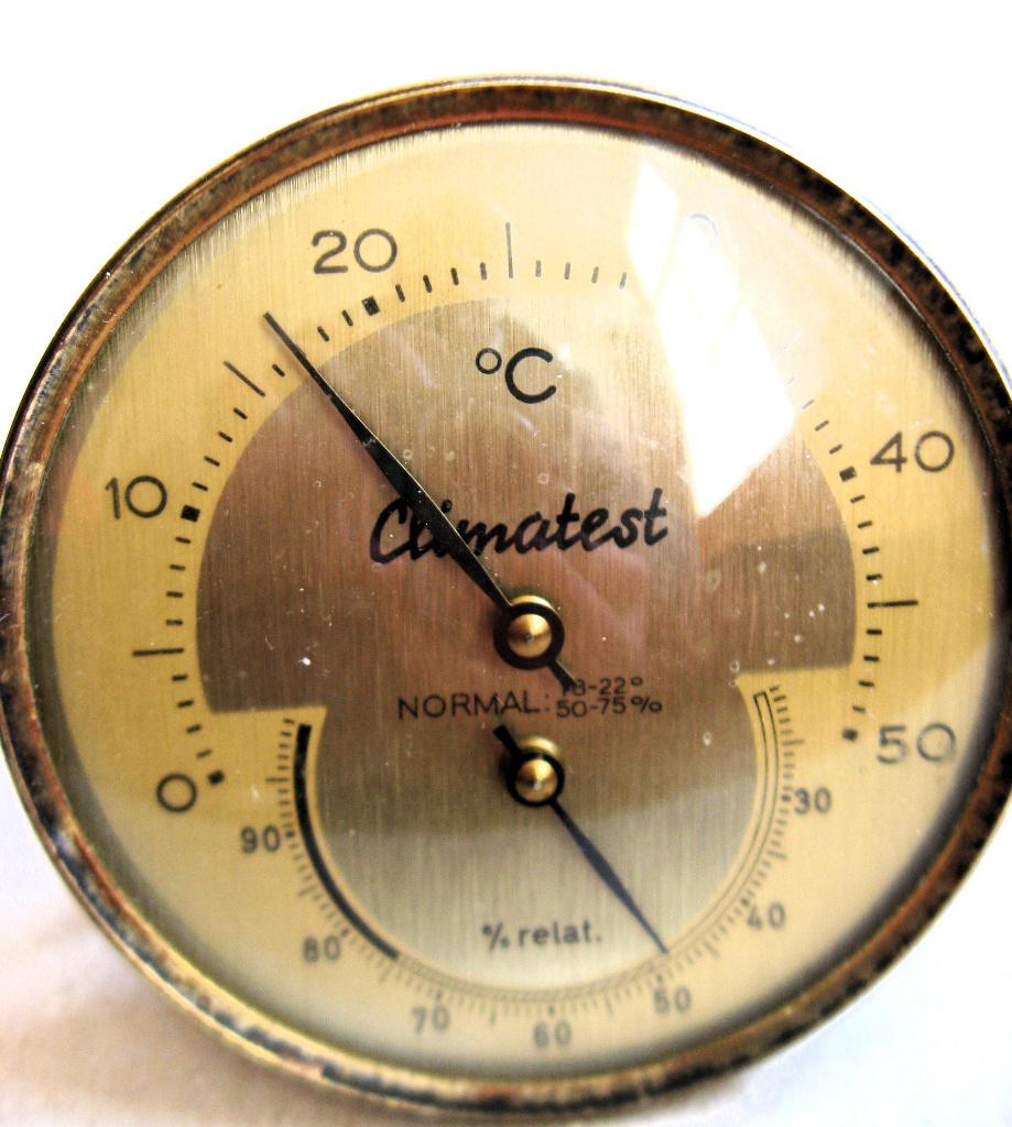 Climatest , temperatuur en luchtvochtigheids meter, Ophalen of Verzenden, Gebruikt, Weerstation
