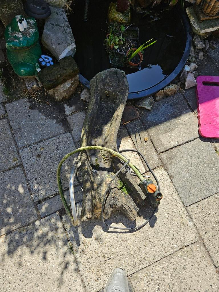 Beekje/waterloop voor vijver met pomp en slang, Tuin en Terras, Vijvers, Ophalen of Verzenden