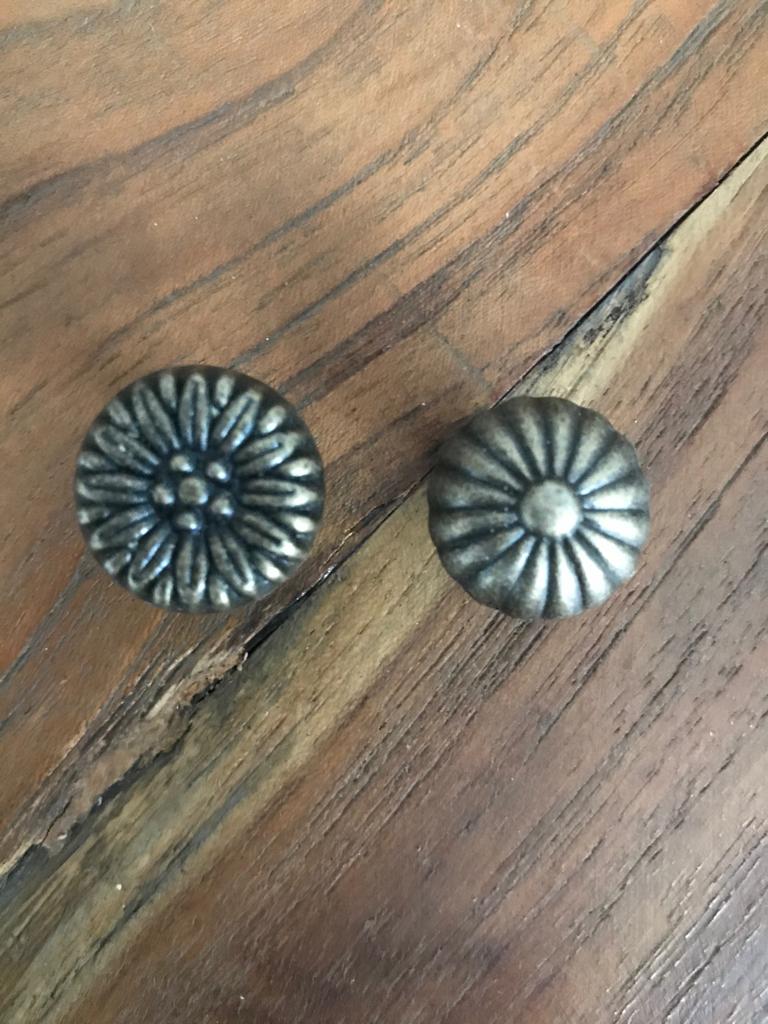 Oosterse deurknop handvat ladeknop met chinese bloem, Verburgt Vintage, Meerkleurig, Nieuw, Ophalen of Verzenden