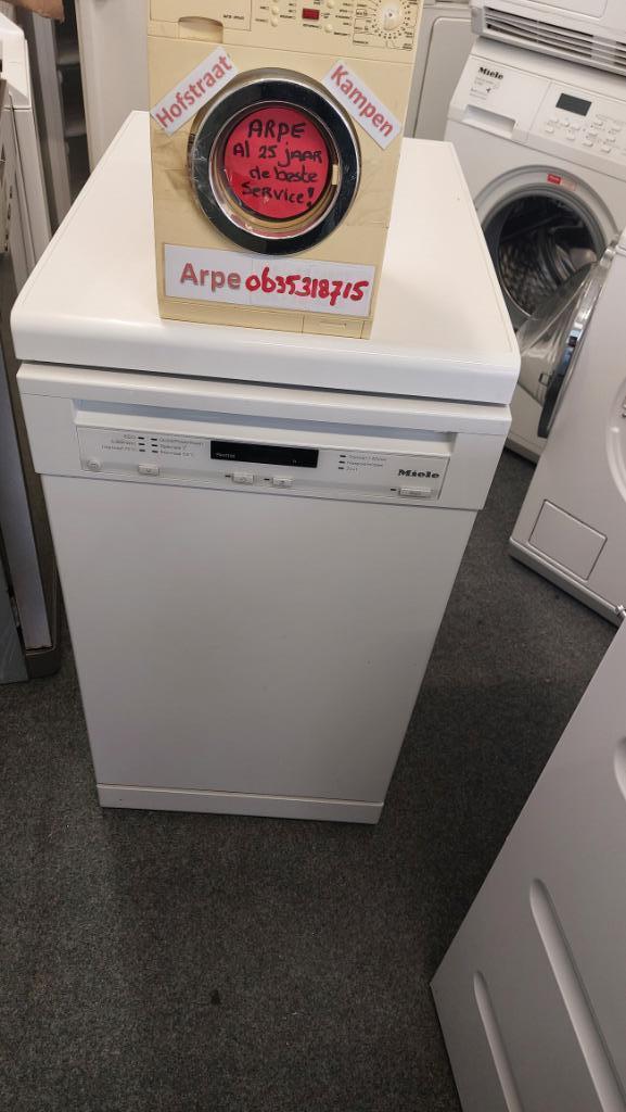vaatwasser Miele 45 cm breed UNIEK slechts 375 Arpe Kampen, Ophalen of Verzenden, Nieuw, Inbouw, 85 tot 90 cm